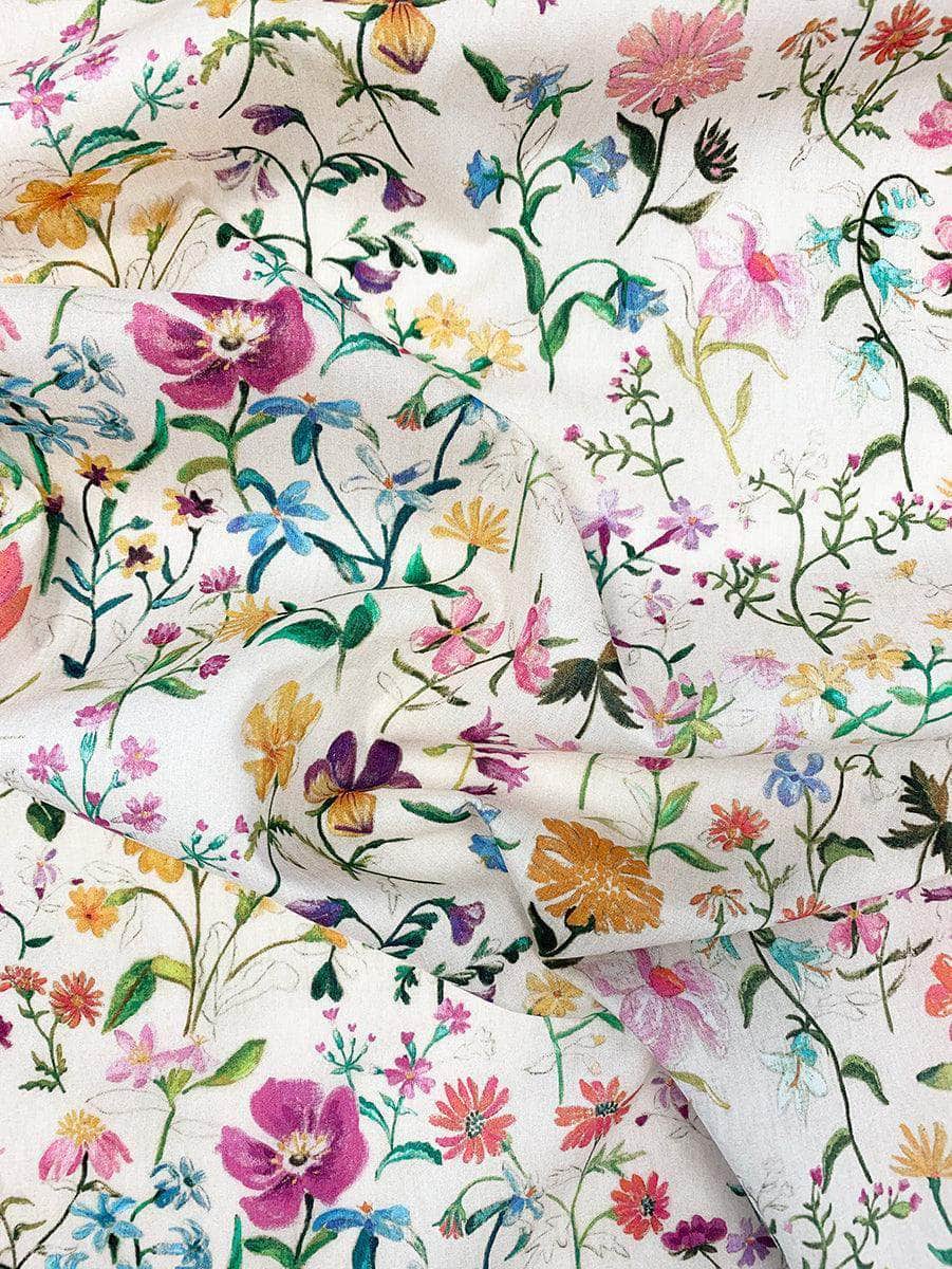 Pillowcase Made With Liberty Fabric Linen Garden