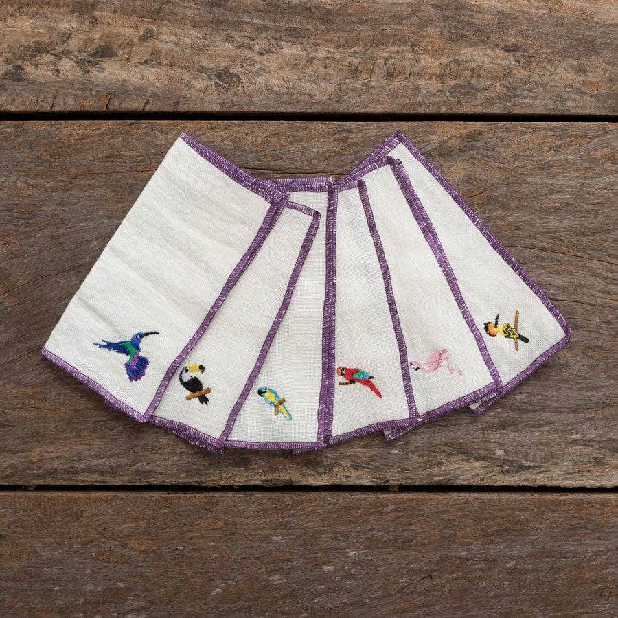 Tropical Cocktail Linen Napkins