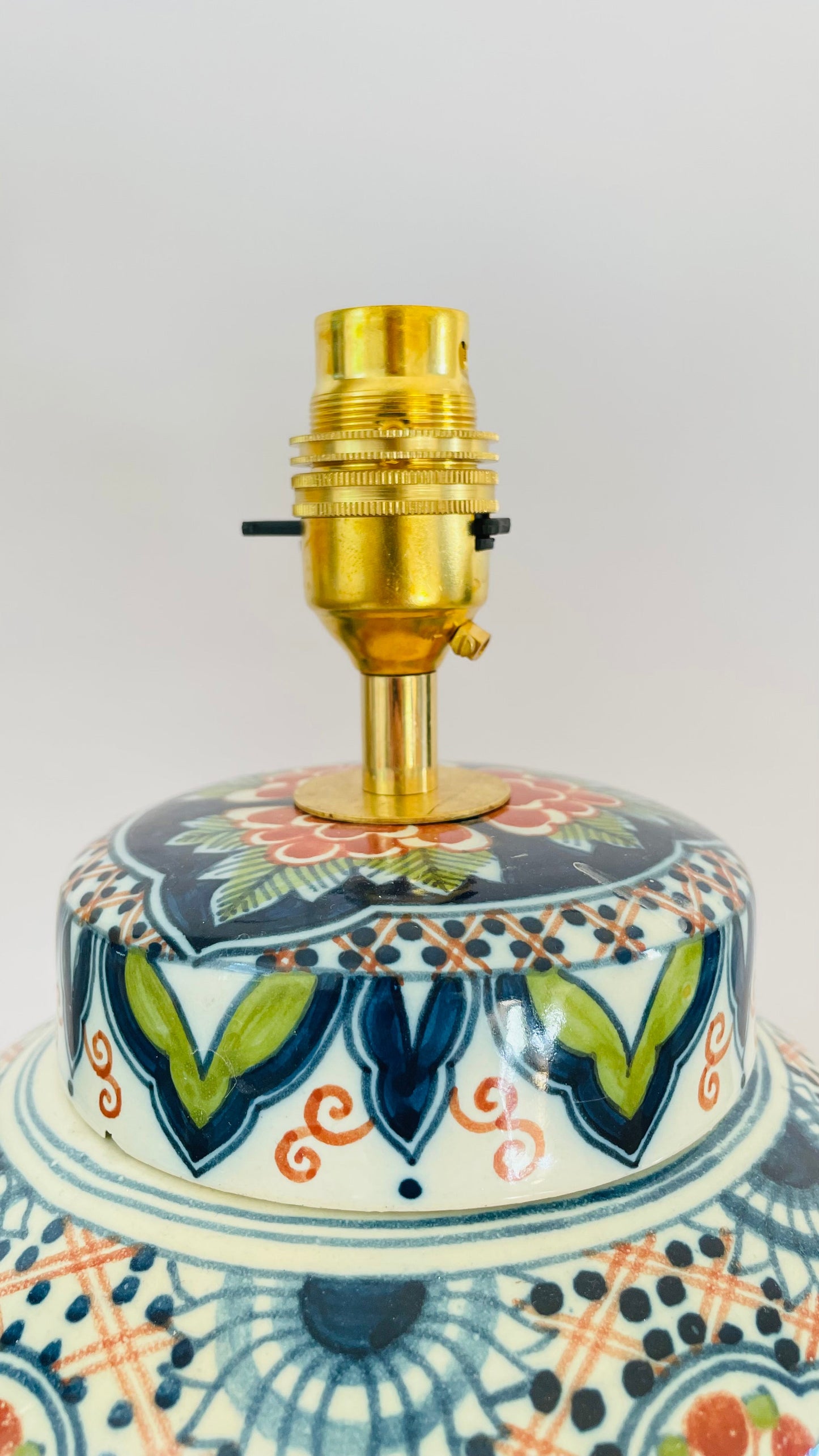 Antique Makkum Jar Lamp - pre order for early July