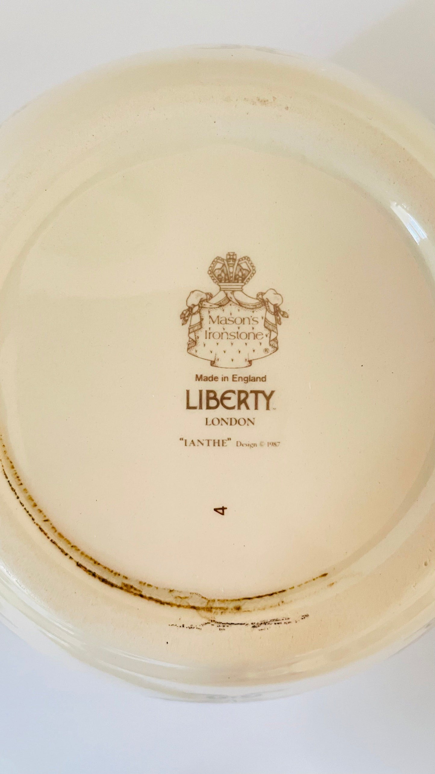 Antique Mason’s x Liberty of London Lamp