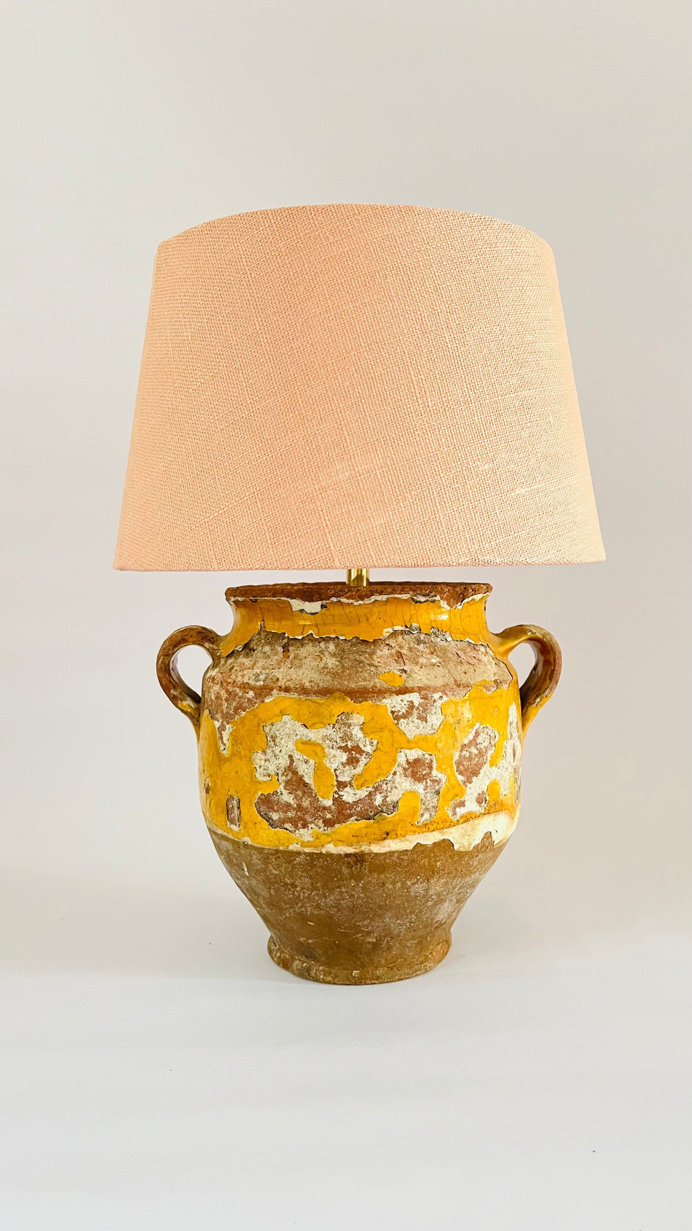 Antique French Confit Jar Lamp