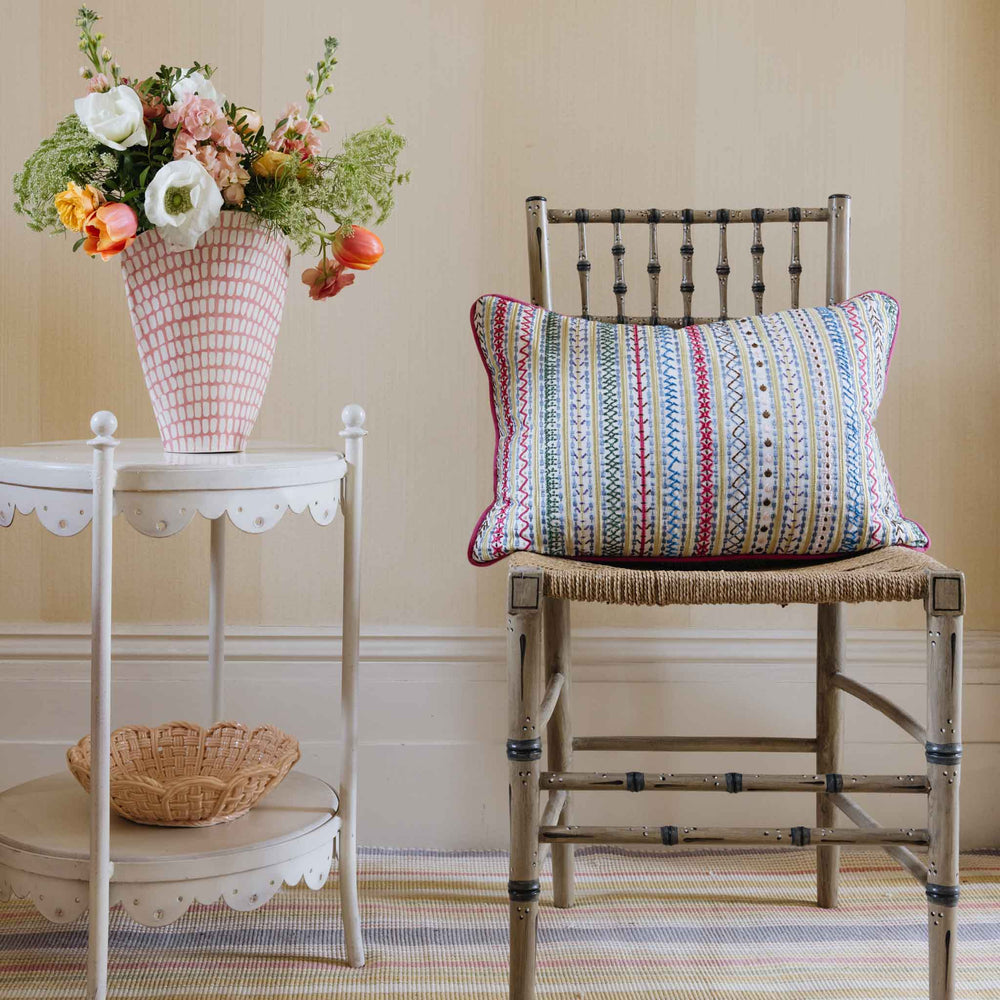 Capri Yellow Oblong Cushion