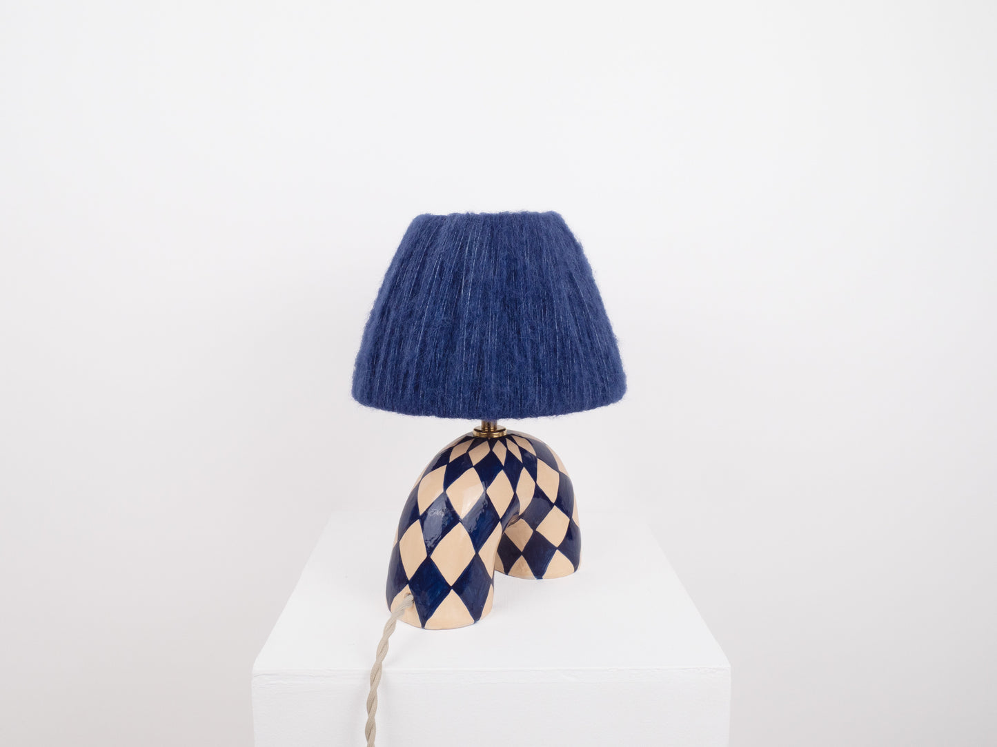 'Me' Table Lamp - Blue Diamond