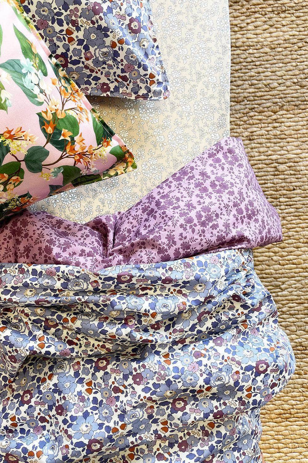 Fitted Sheet Made With Liberty Fabric Capel Taupe