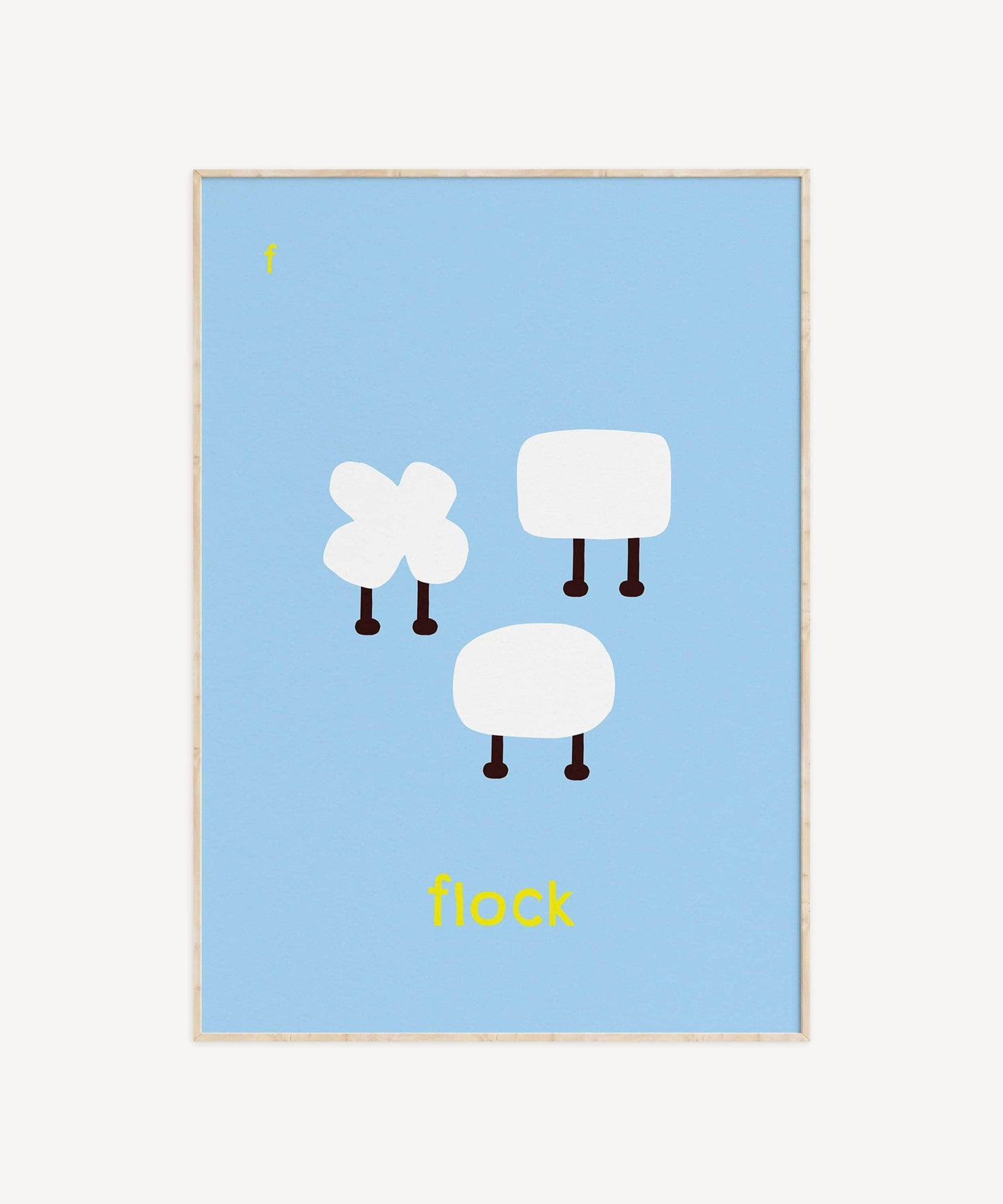 F for Flock Print