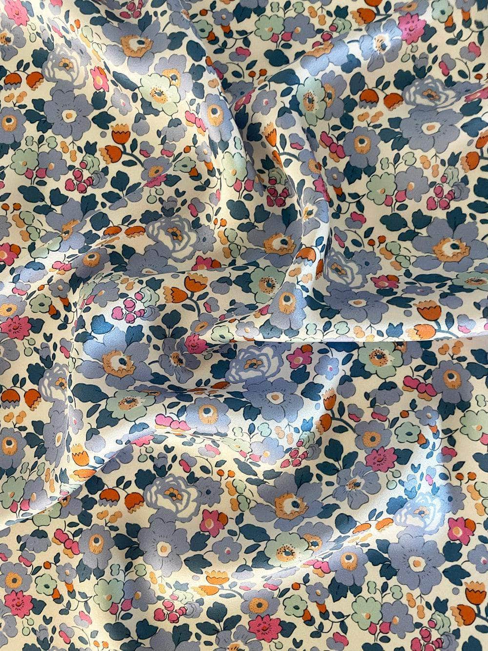 Silk Pillowcase Made With Liberty Fabric Betsy Lavender
