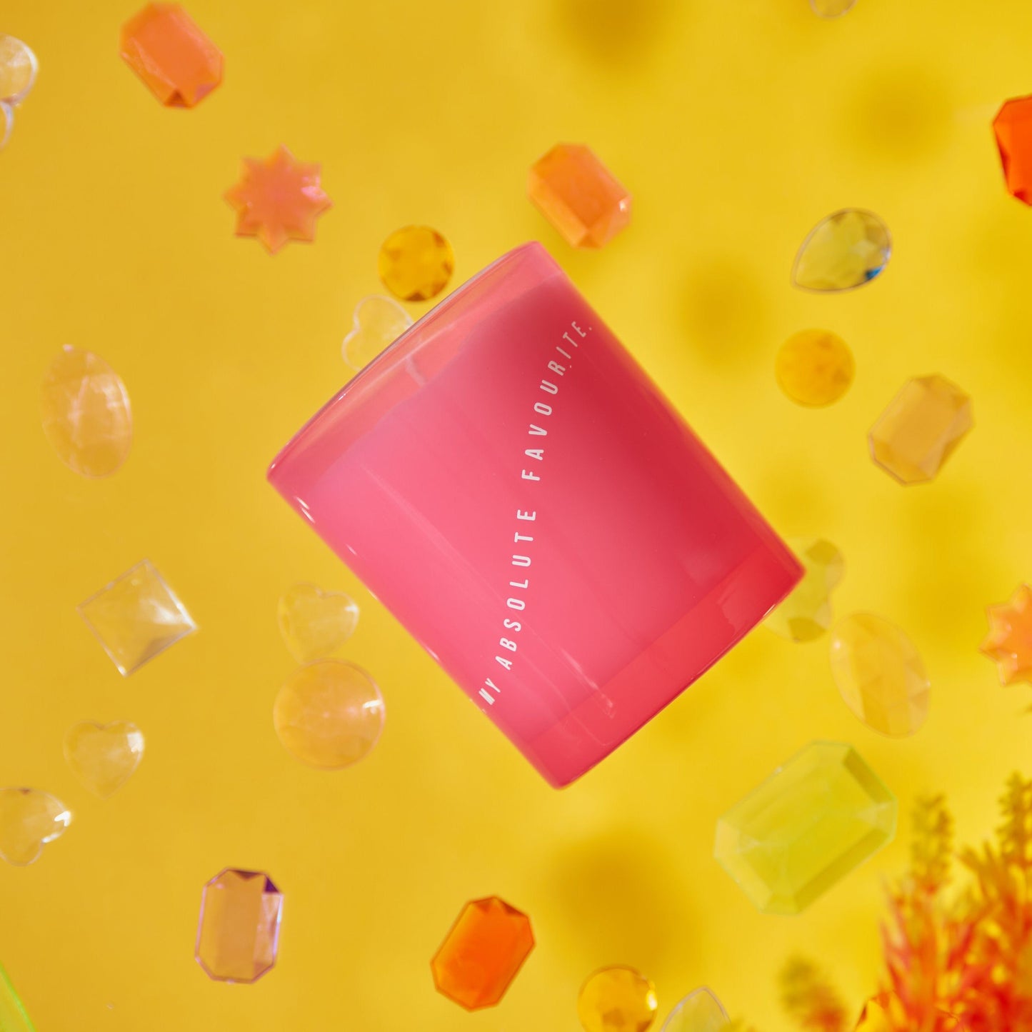 Vibe 'You Are My Absolute Favourite' | White Flowers & Green Stems Scented Candle