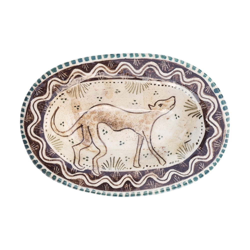 Oval Hound Dish