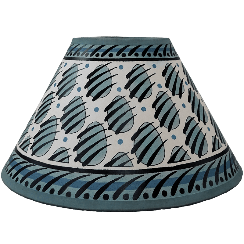 Paw Print Hand Painted 10" Lampshade in Blue