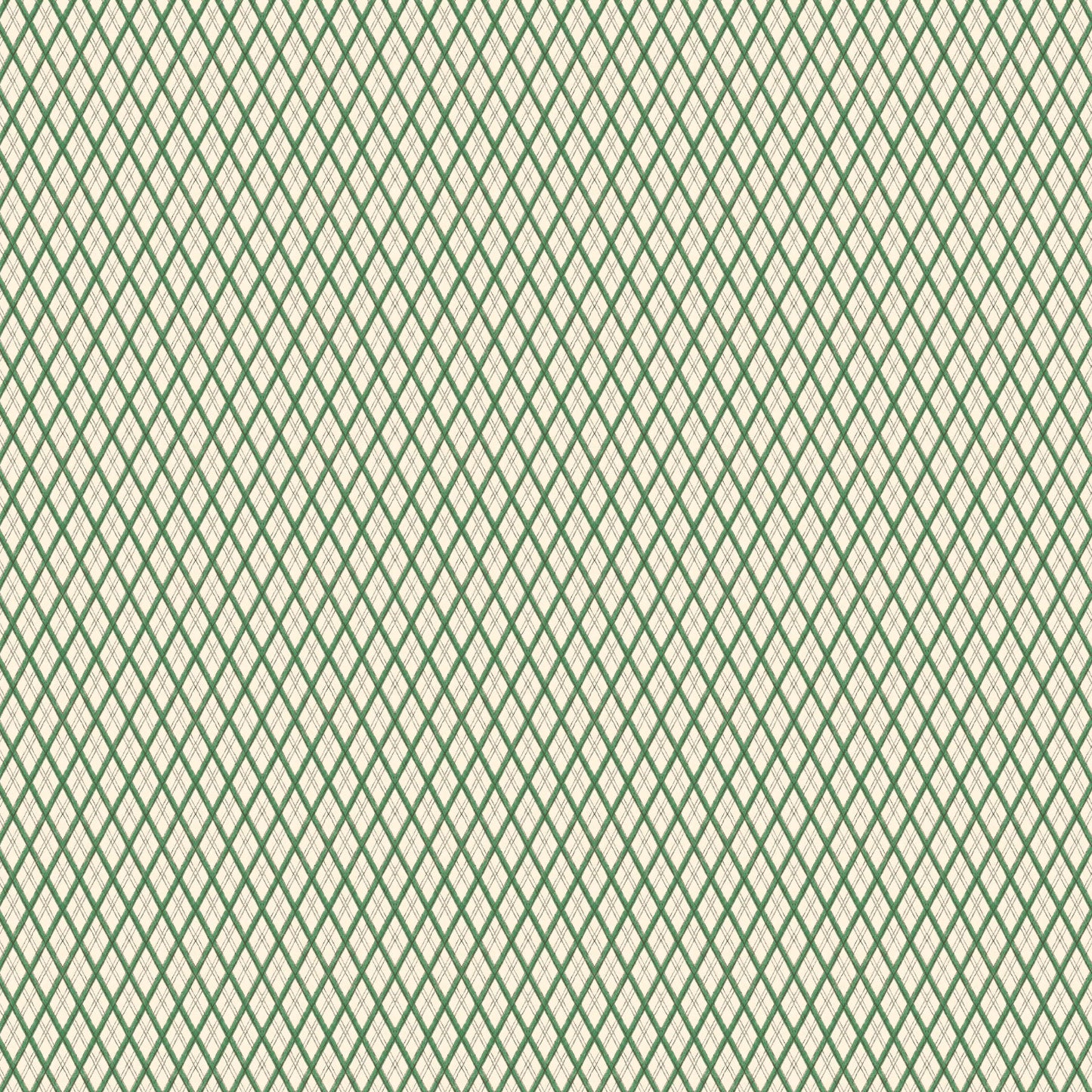 Little Lattice Wallpaper - Green