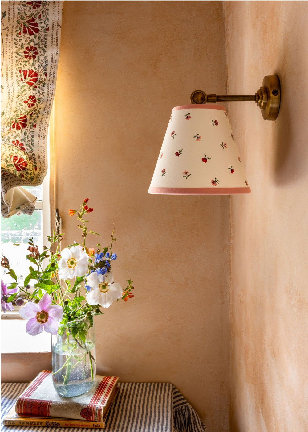 Petites Fleurs Mini Lampshade - Berry