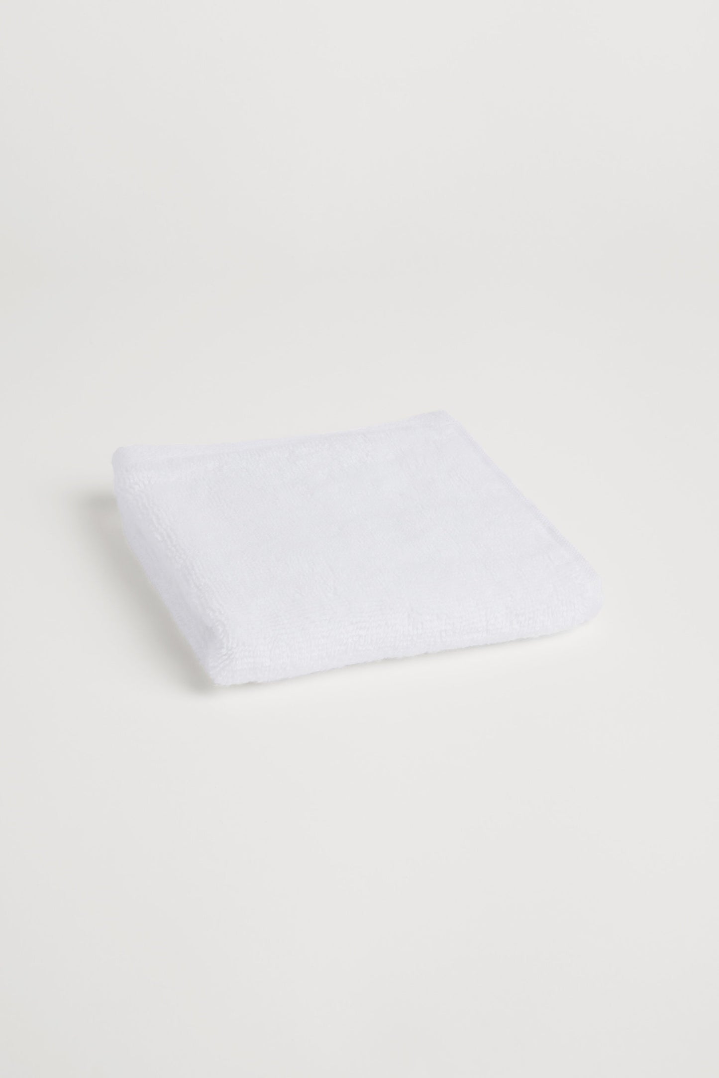 Organic Cotton Face Towel - Classic White