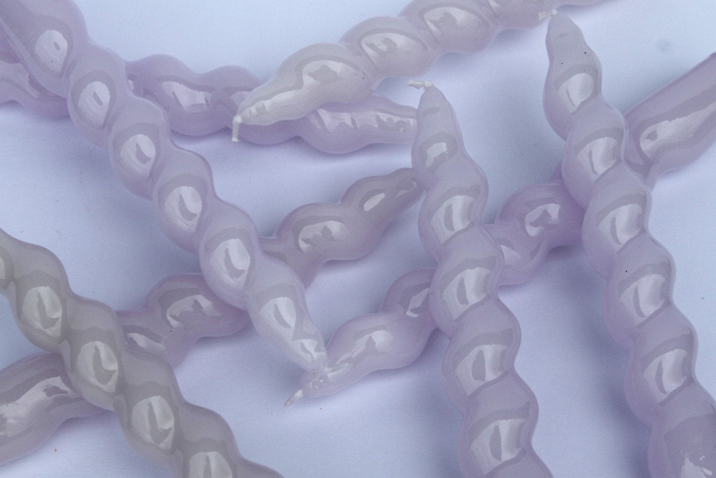 Spiral Taper Candle | Lilac