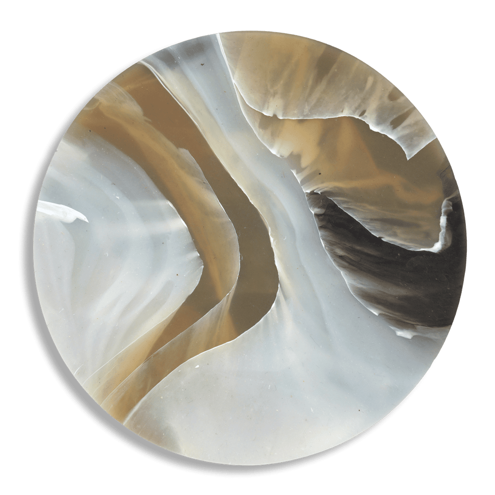 Recycled Plastic Set of 4 Gift-Boxed Coasters Tortoiseshell Caramel