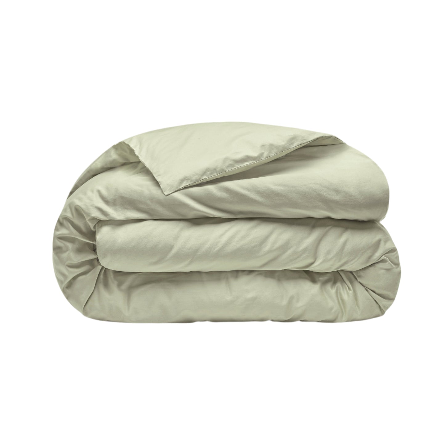 Percale Organic Cotton Duvet Cover - Solstice Green