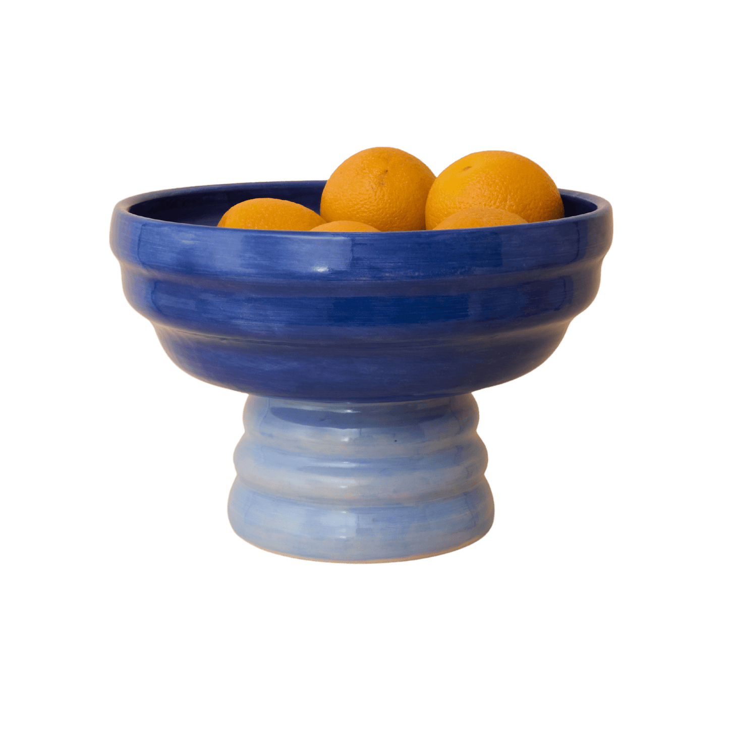 Pedestal Bowl - Blue