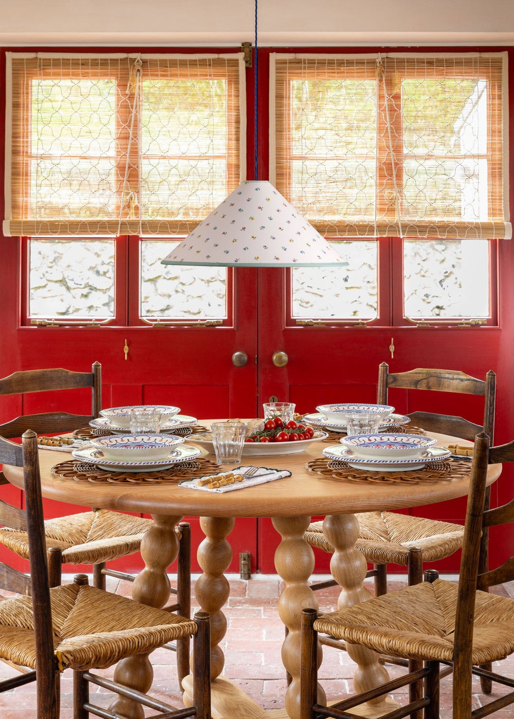 Petites Fleurs Parasol Lampshade - Bonbon