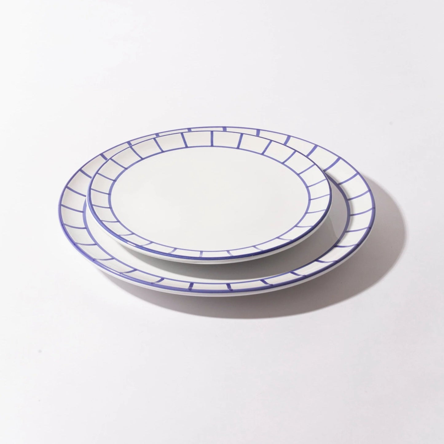 Dinner Plate - Royal Blue Fence