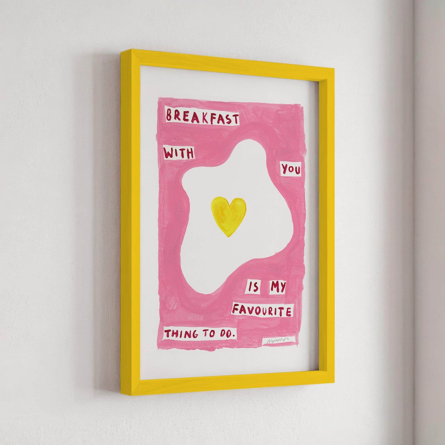 Breakfast With You Print