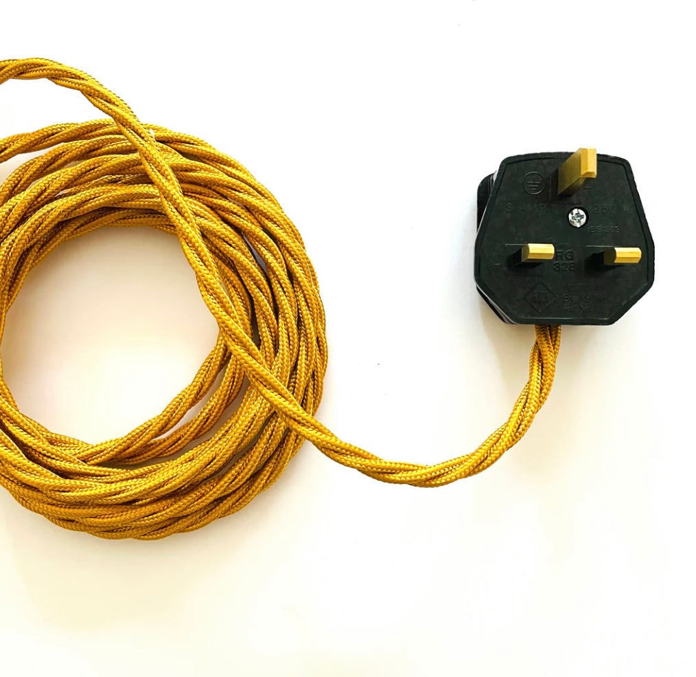 Antique Delft Table Lamp