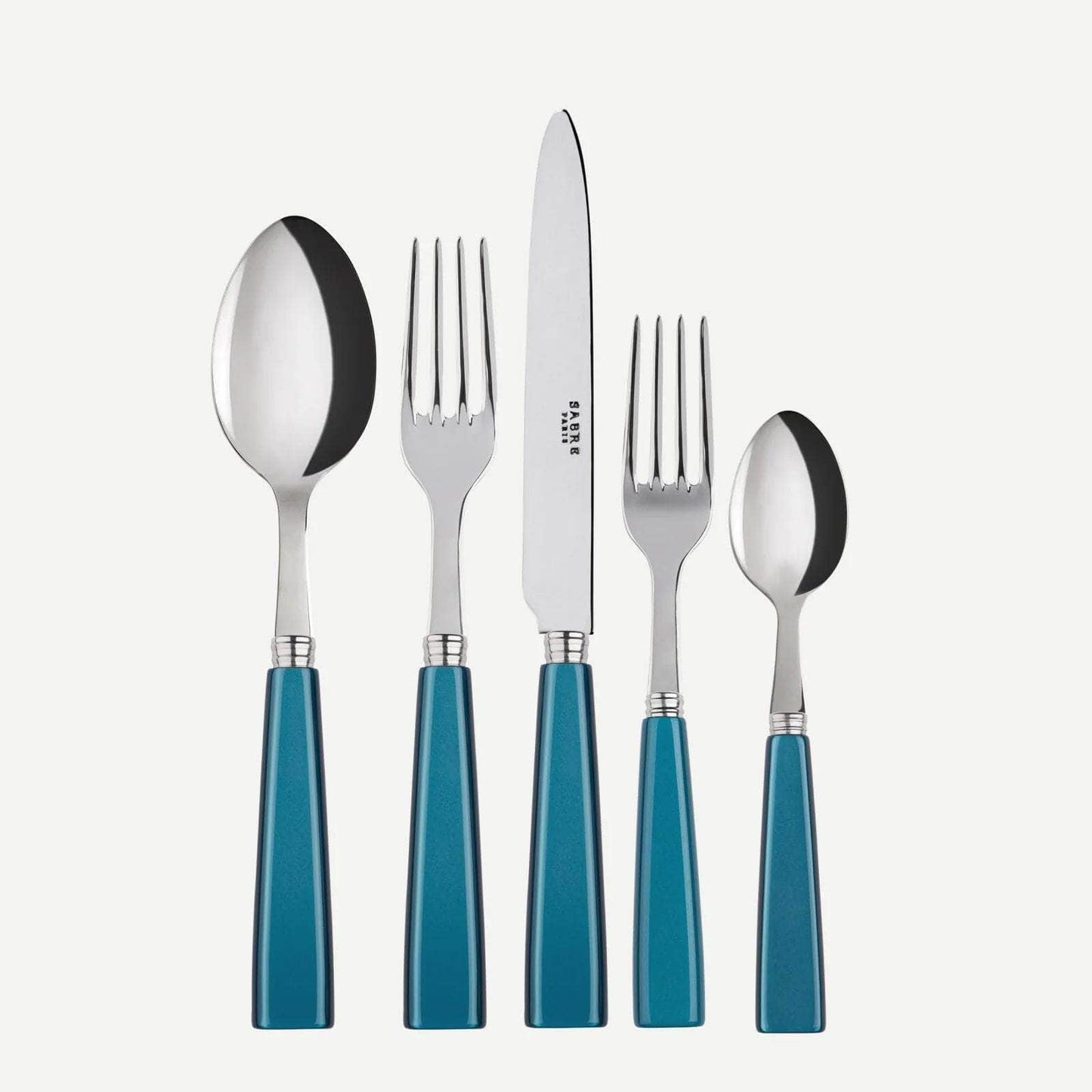 Icône 5 PC Cutlery Set, Turquoise