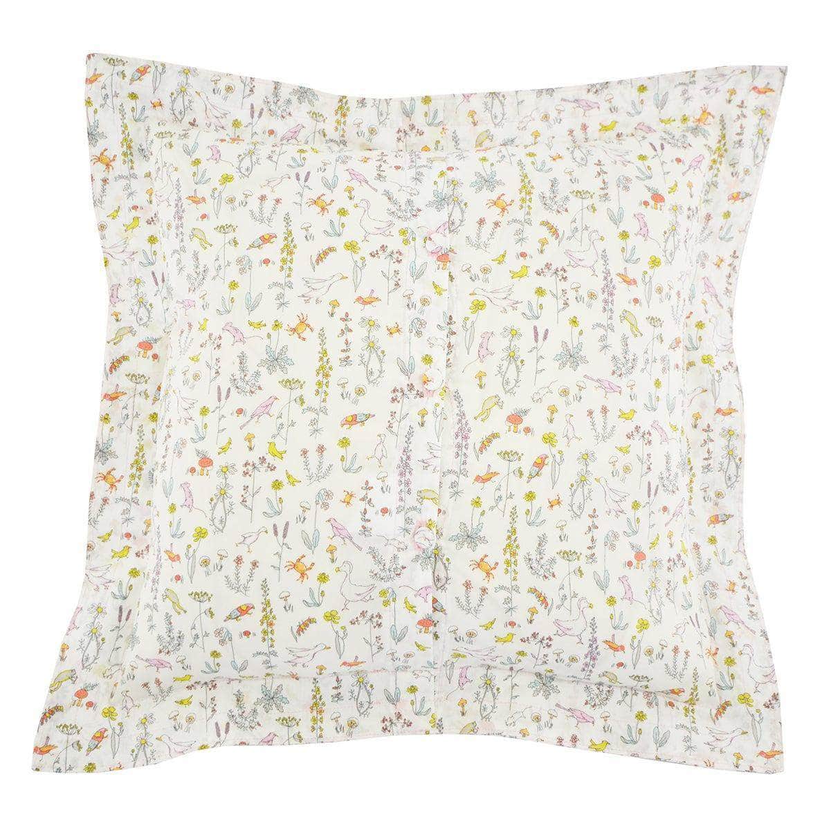 Oxford Edge Personalised Cushion Made With Liberty Fabric Theo Pink