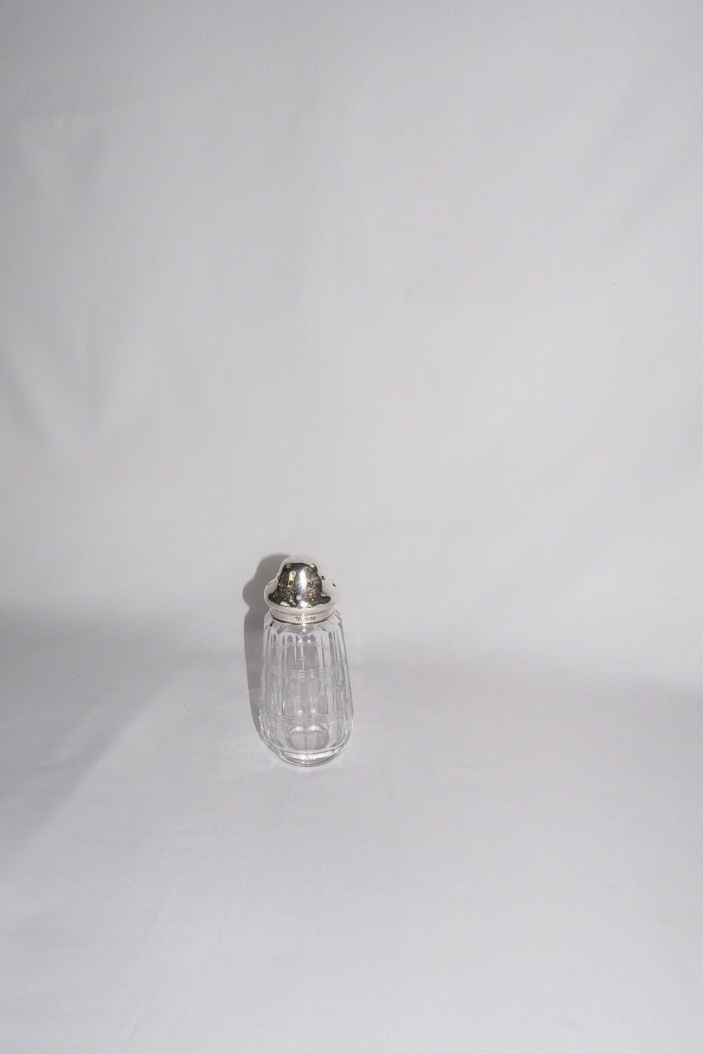 Silver and Glass Sugar Shaker
