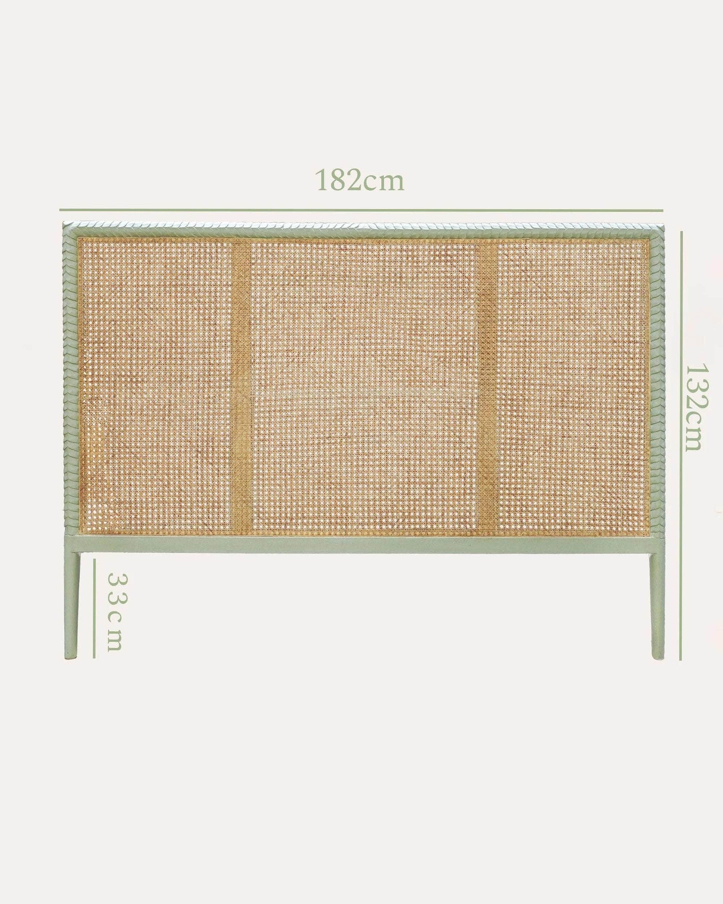 Pavilion Wooden Super King Headboard - Green