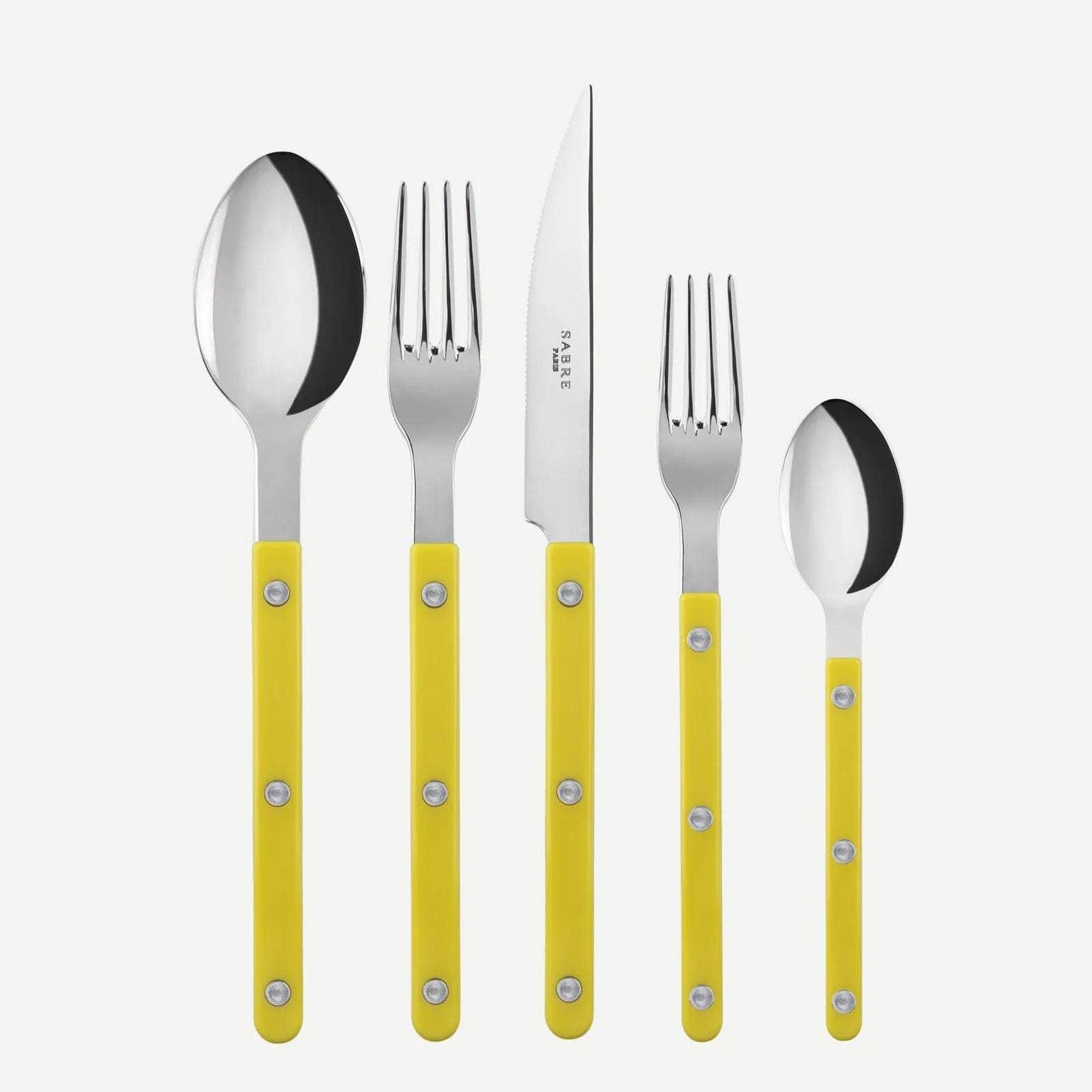 Bistrot 5 PC Cutlery Set, Yellow