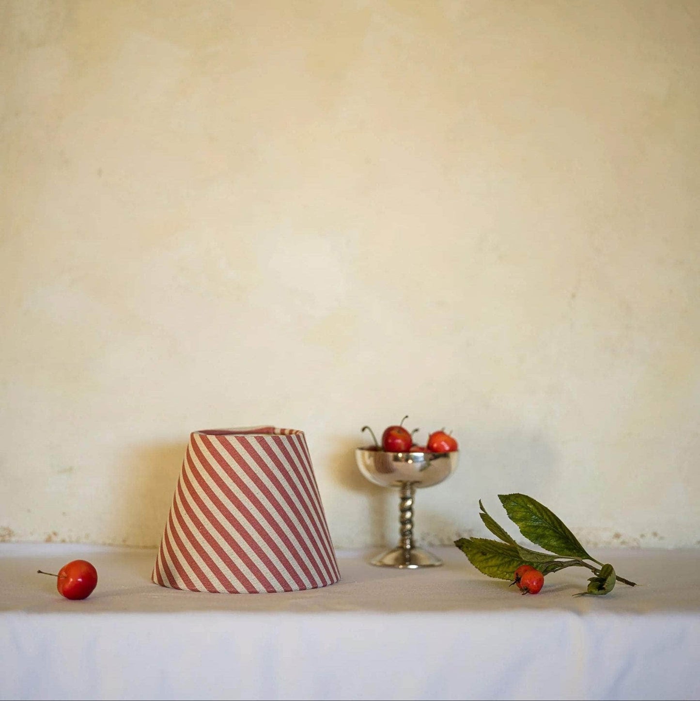The Linen Card Lampshade In Crabapple