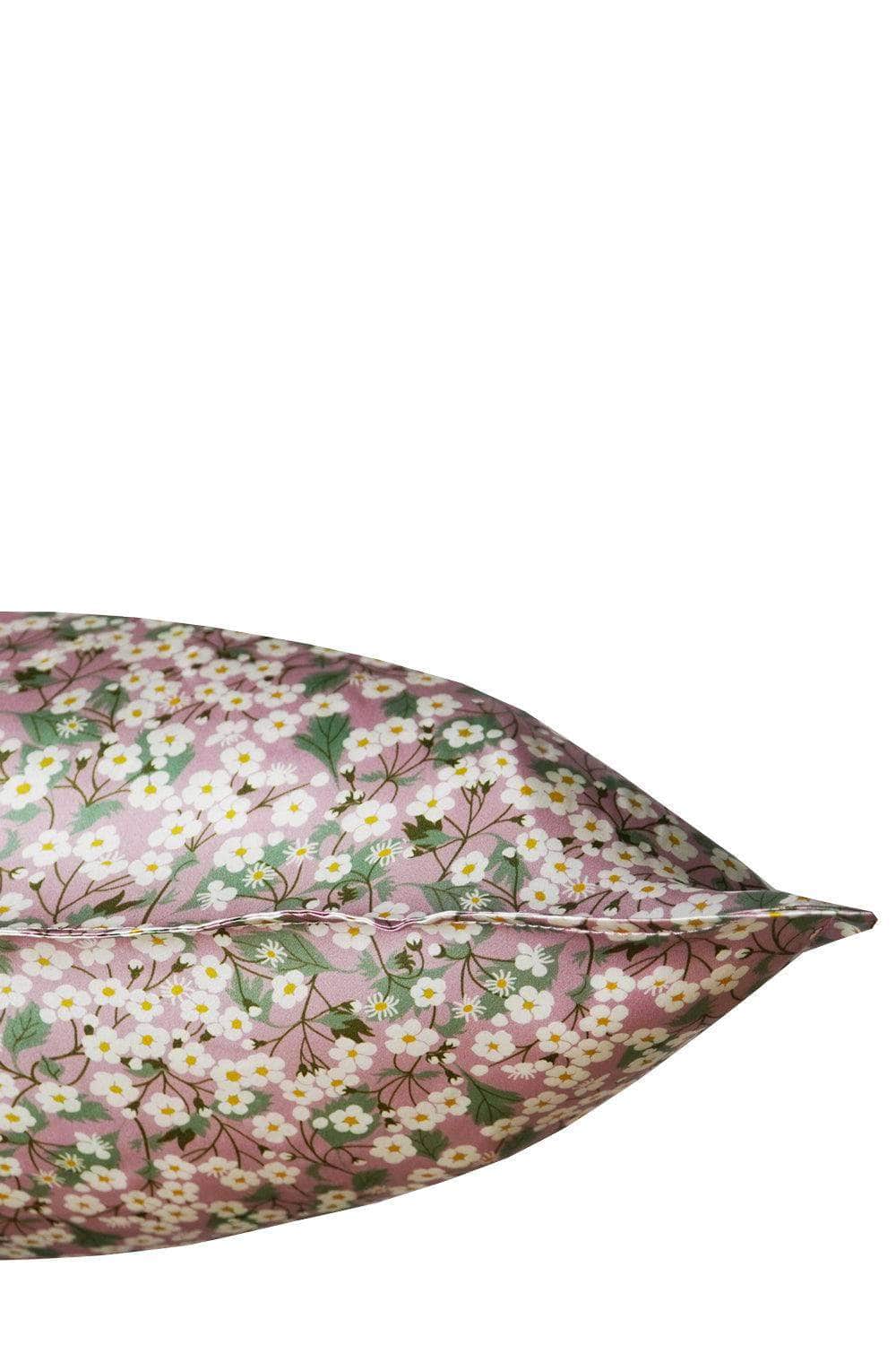 Silk Pillowcase Made With Liberty Fabric Mitsi Powder Pink
