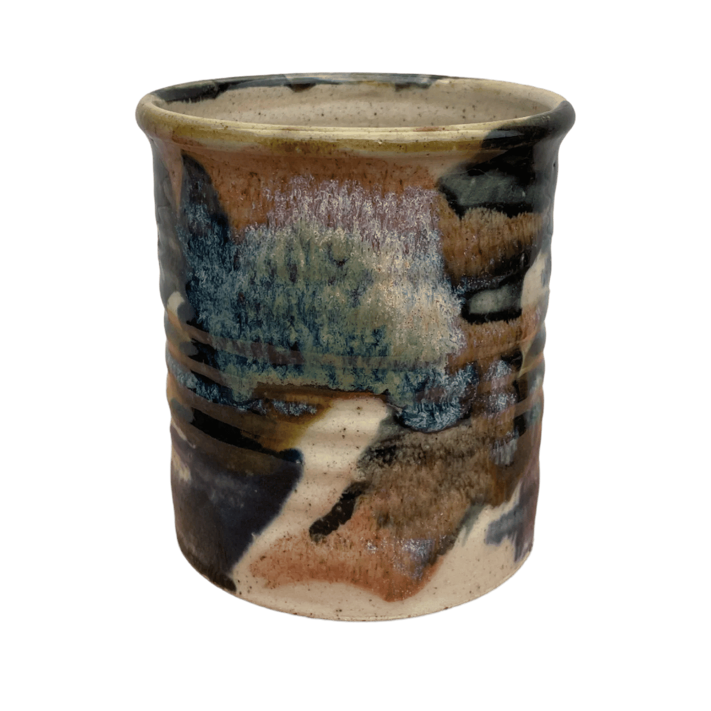 Mixed Glaze Pot #3
