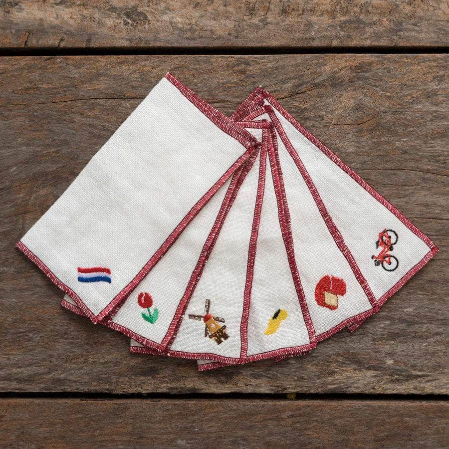 Netherlands Cocktail Linen Napkins