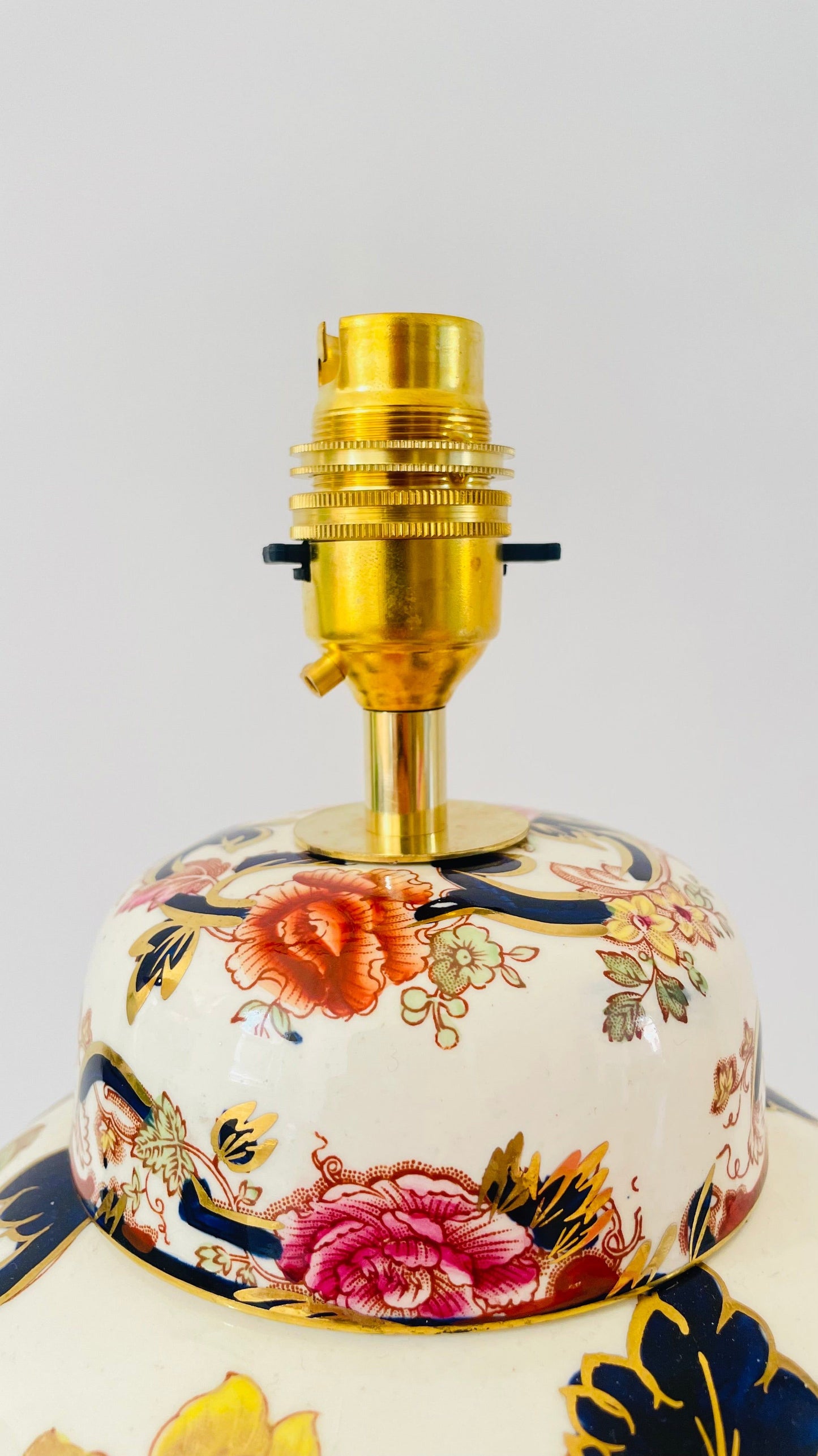 Large Antique Mason’s Lamp