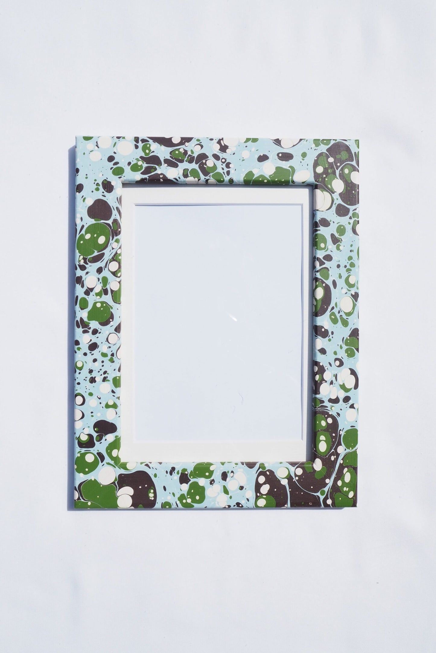 Hand Marbled Glacier A5 Frame
