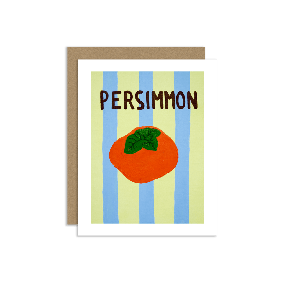 Persimmon Greeting Card
