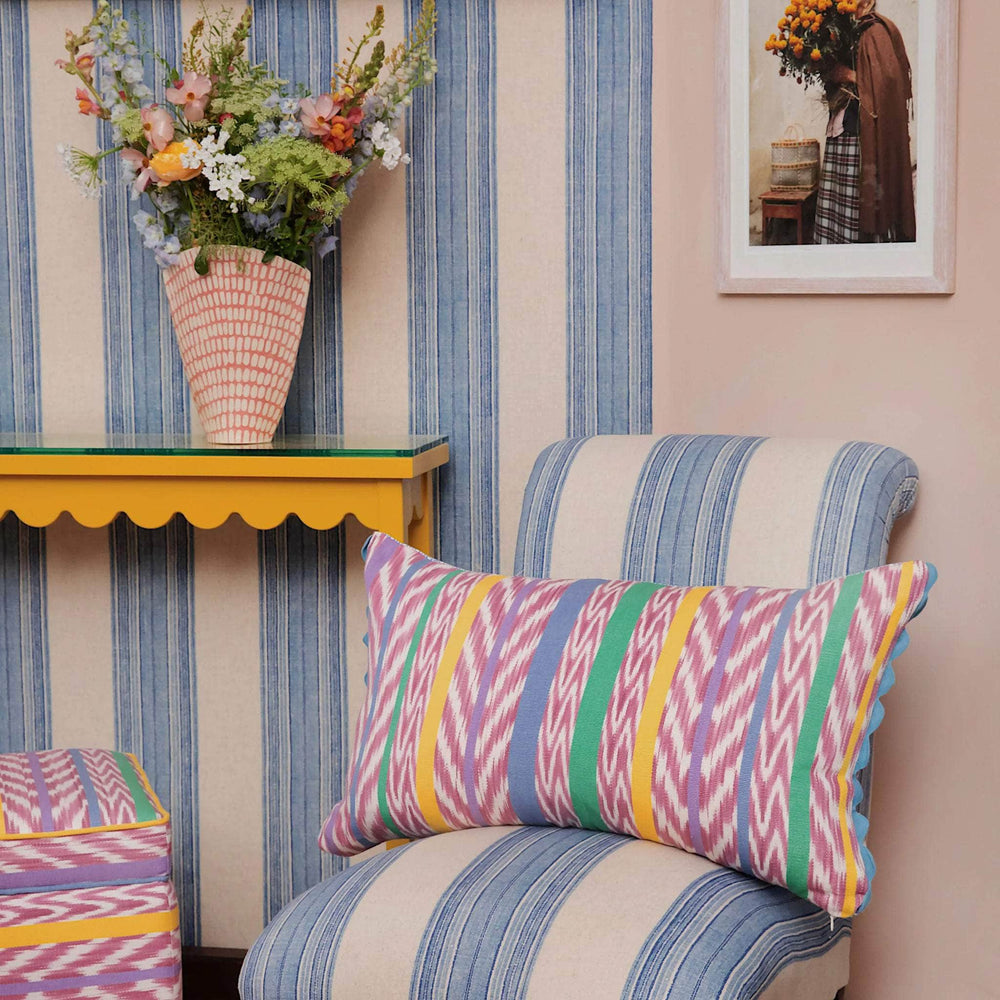 Gloria Oversized Oblong Lilac Multi
