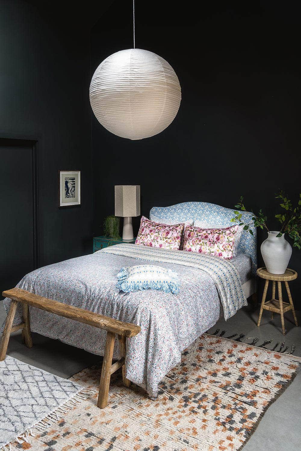 Bedding Made With Liberty Fabric Donna Leigh Duck Egg