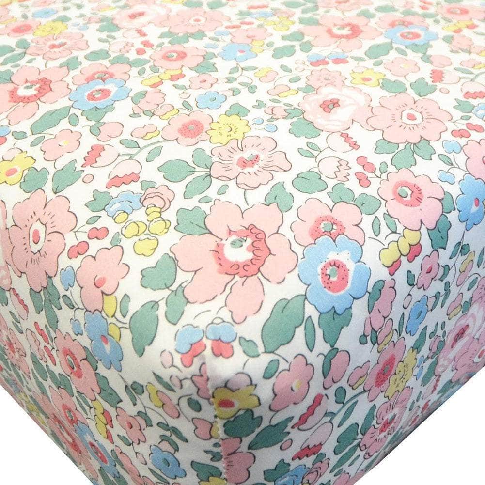 Fitted Sheet Made With Liberty Fabric Betsy Candy Floss