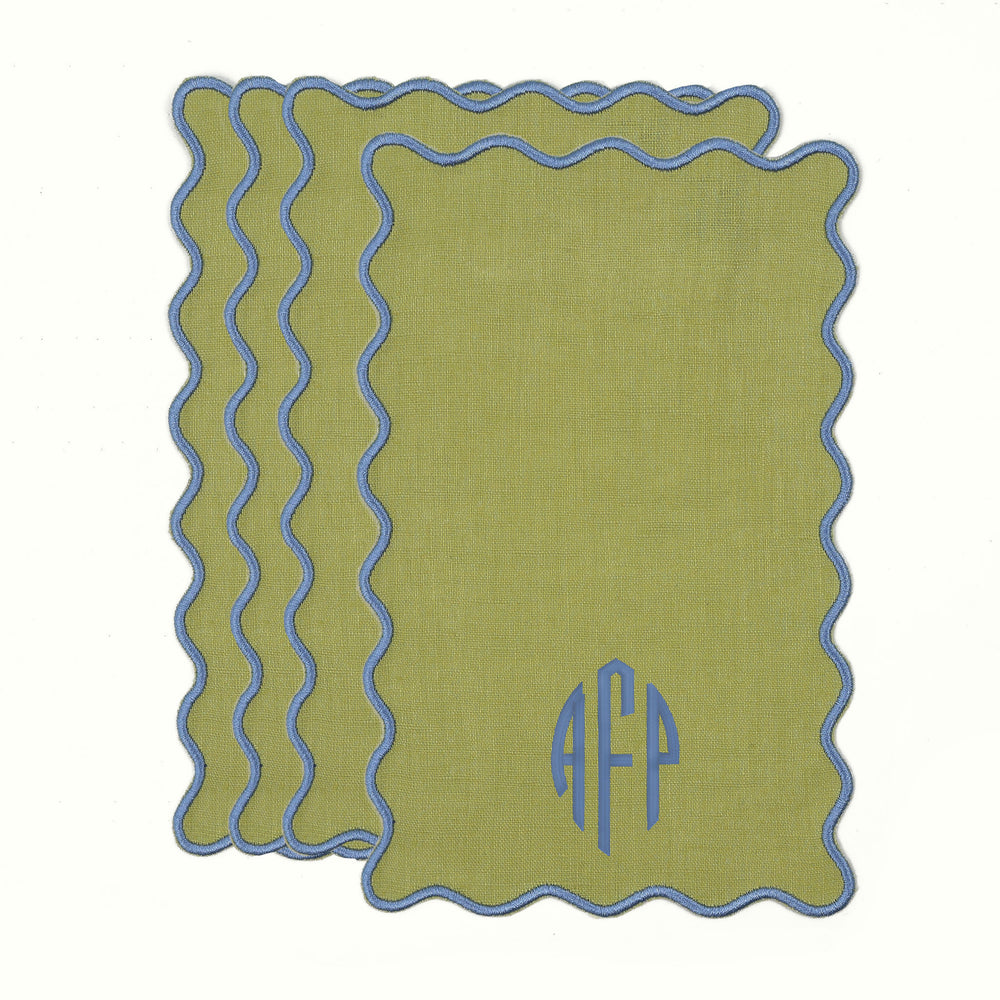 The Vivienne Rectangle Cocktail Napkins  - Limerick