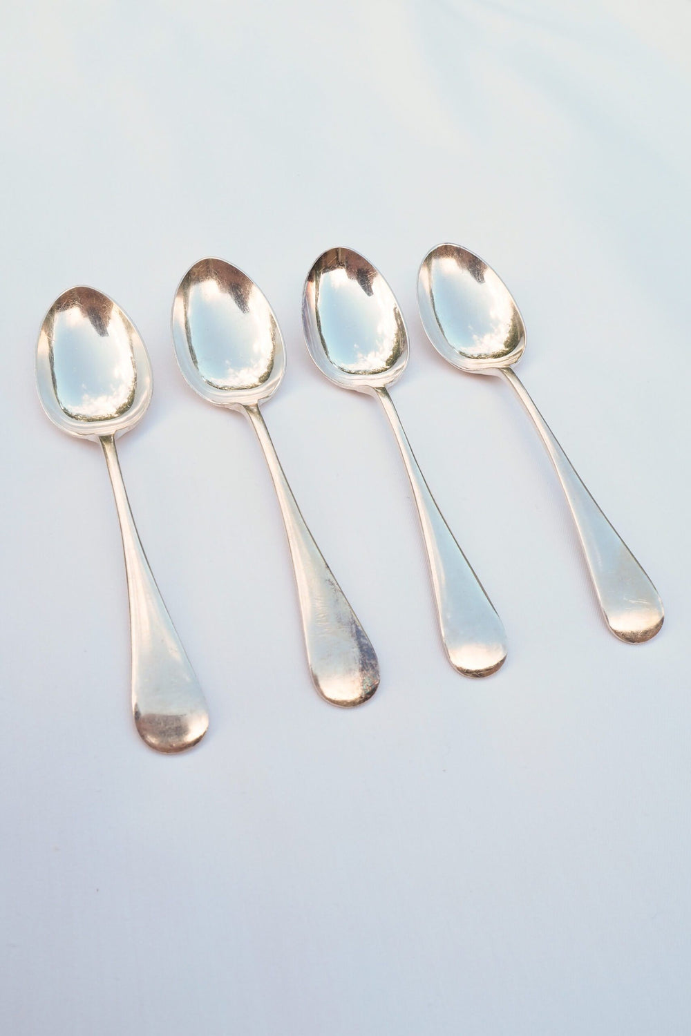 4 Vintage Silver Plate Spoons