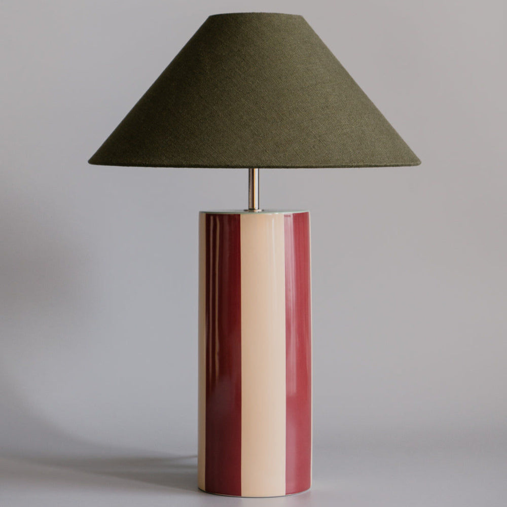 Ombrellina Oxblood & Seaweed Table Lamp