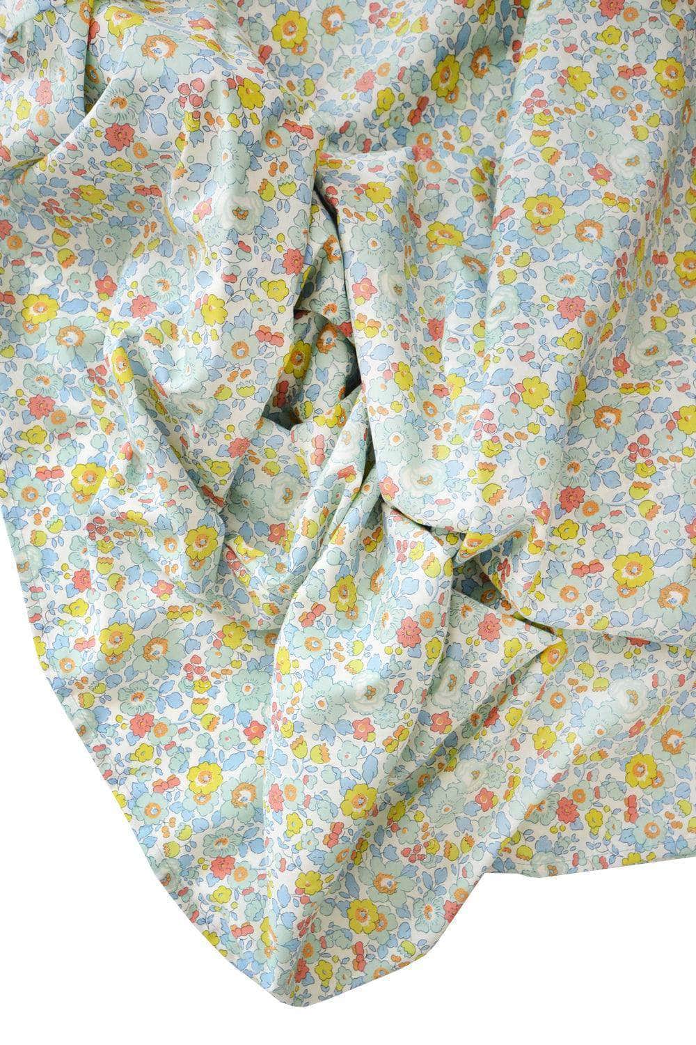Flat Top Sheet Made With Liberty Fabric Betsy Sage