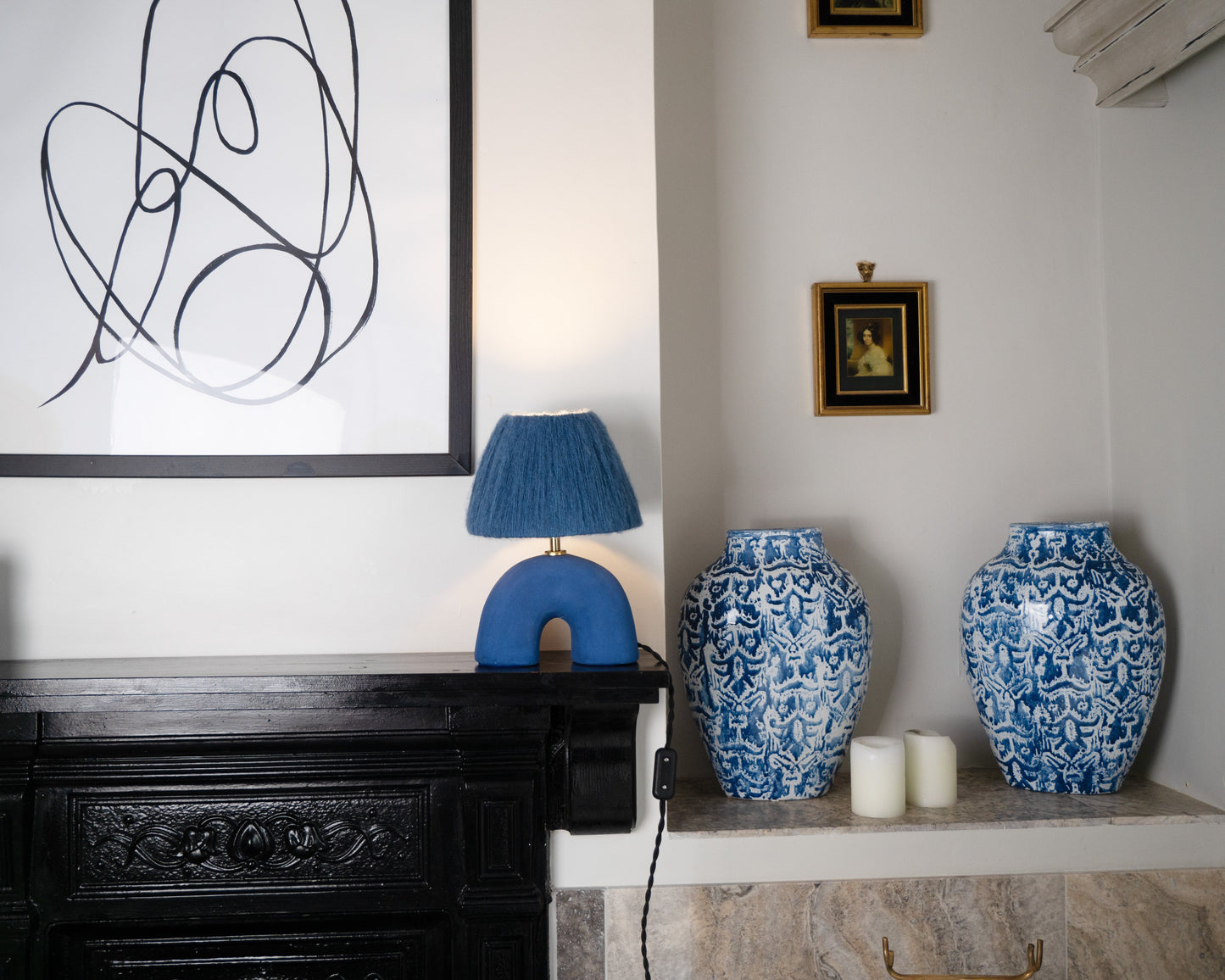 'Me' Table Lamp - Blue