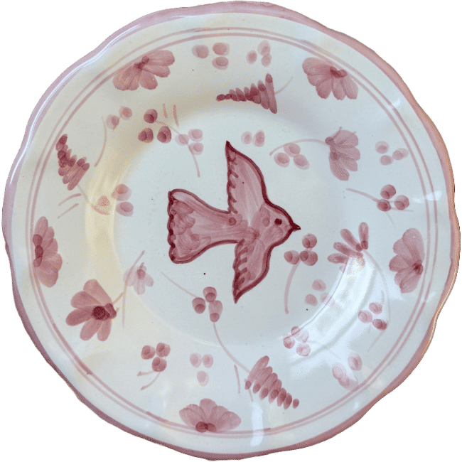 Colomba Pink Plate 16cm