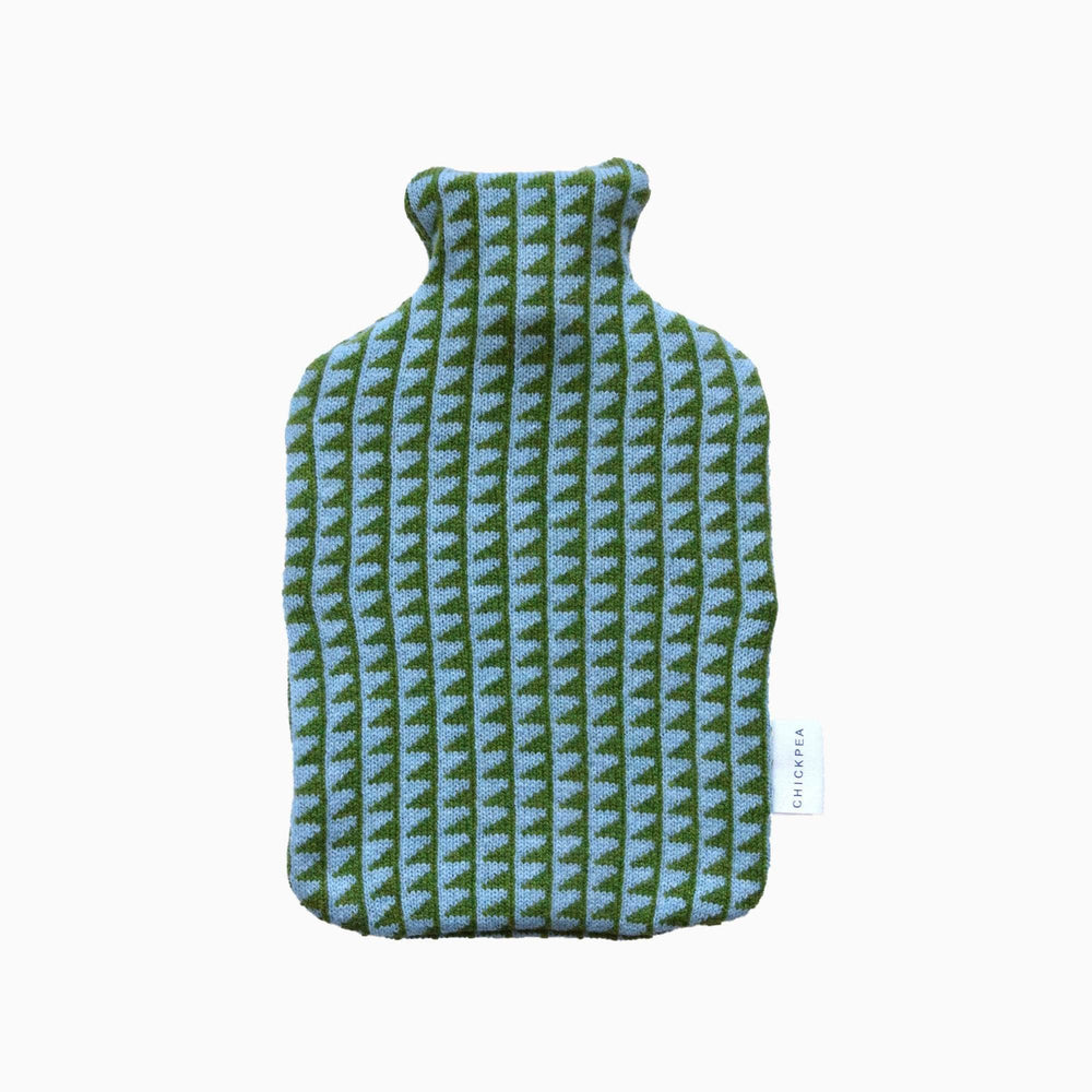 Blue and Moss Culver Hot Water Bottle
