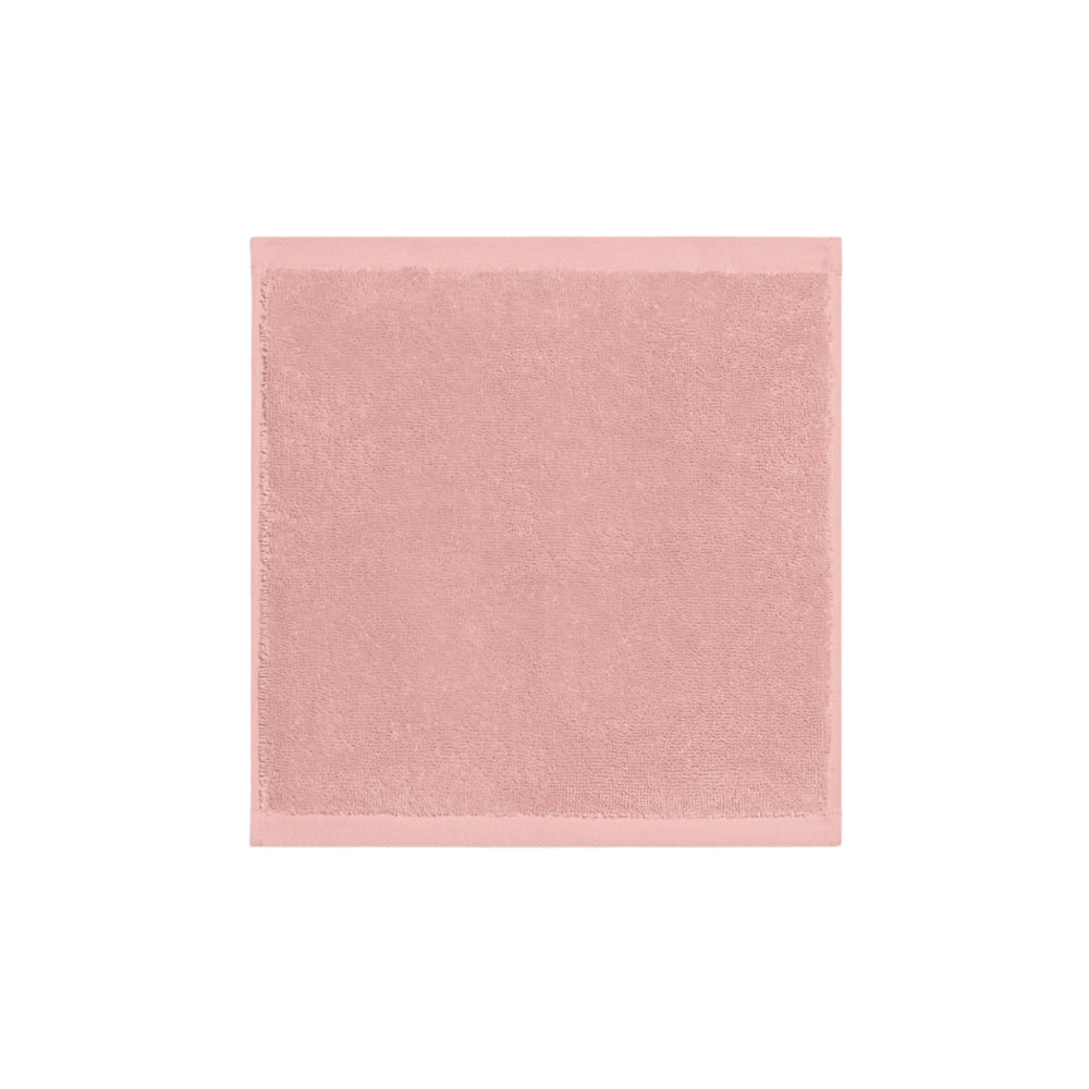 Organic Cotton Face Towel - Dusky Rose