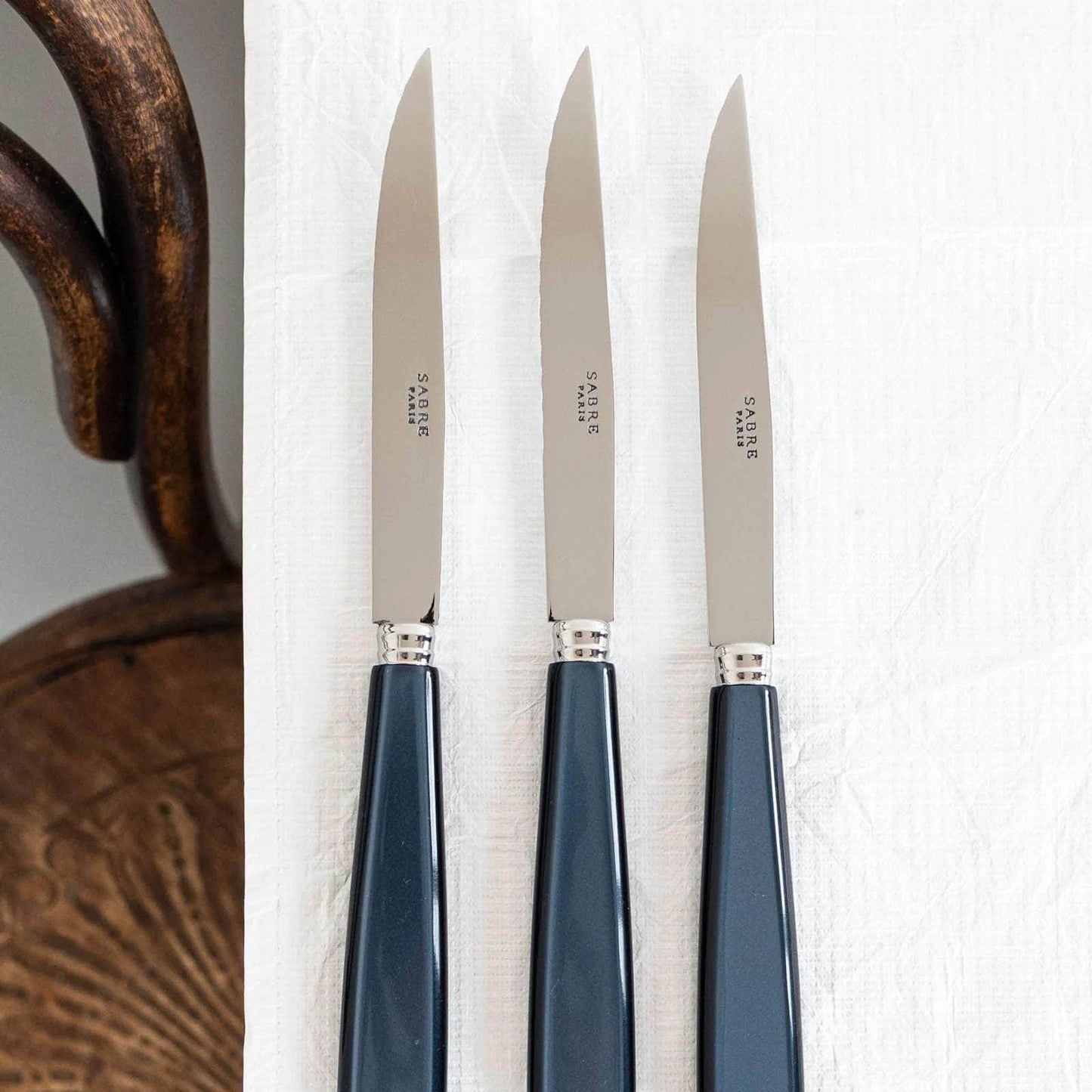 Icône Set of 6 Steak Knives, Midnight Blue