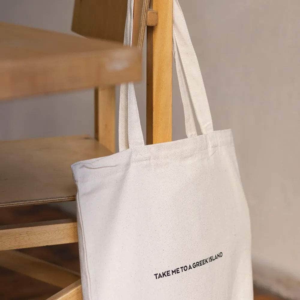 "Take me to a Greek Island"  Tote Bag