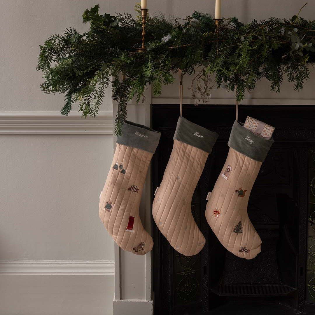 Christmas Stocking - Festive Forest Squirrel